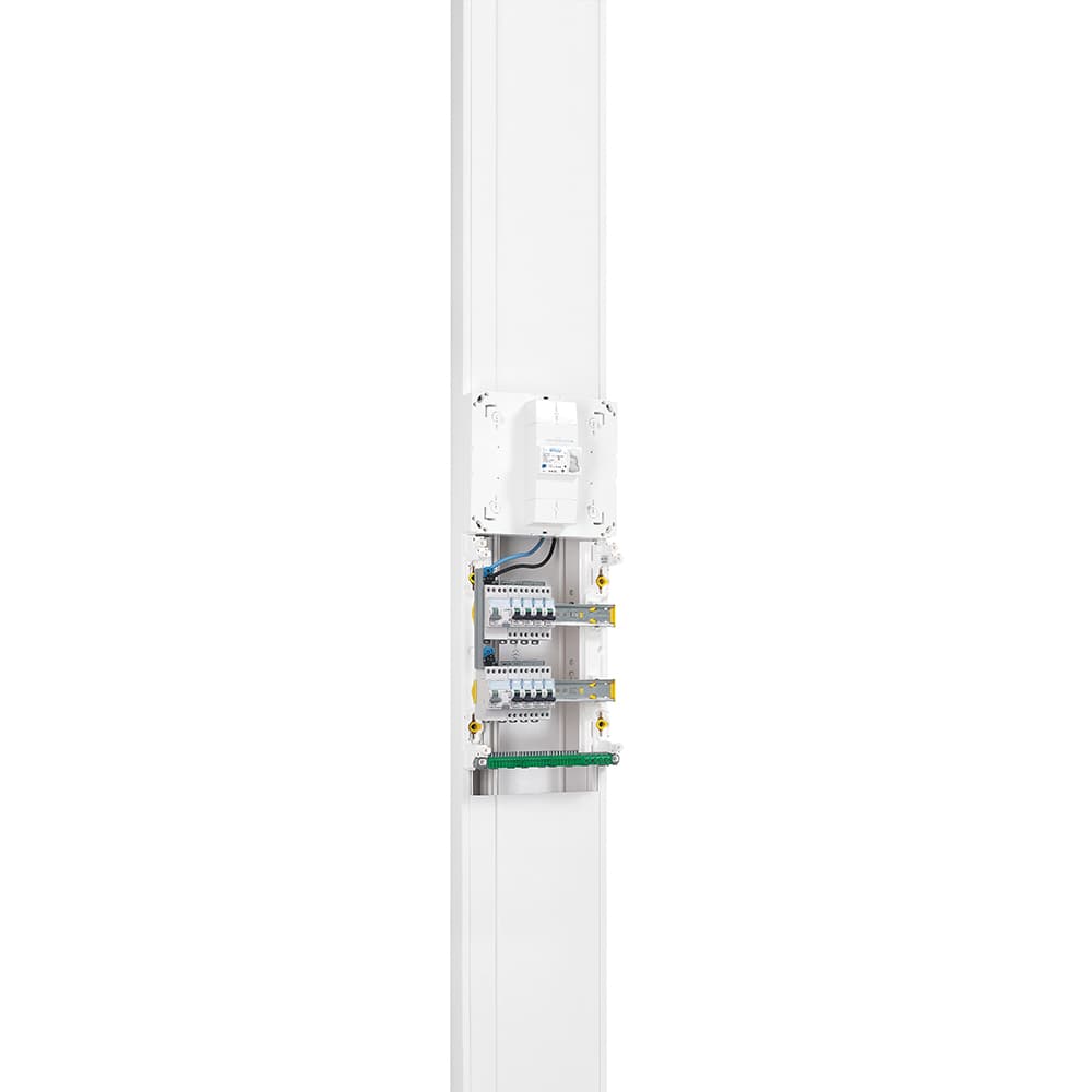 Coffret Drivia 13 modules 2 rangées IP30 IK05 - Blanc RAL9003