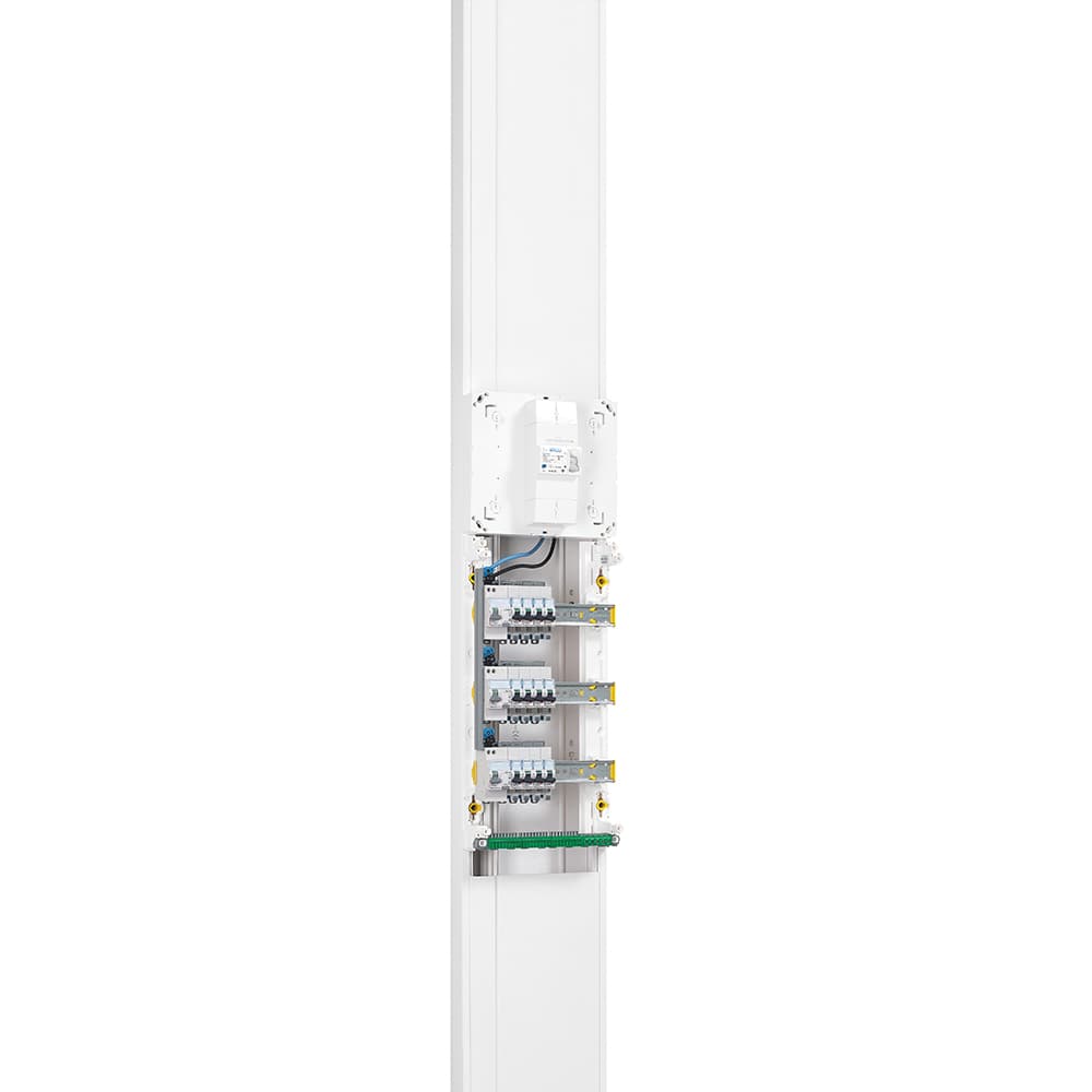 Coffret Drivia 13 modules 3 rangées IP30 IK05 - Blanc RAL9003