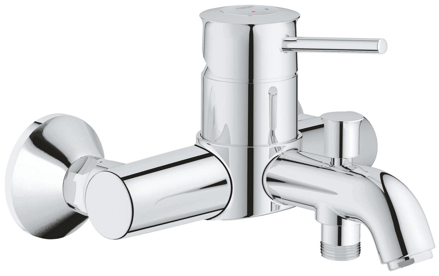 Mitigeur monocommande bain/douche GROHE Bauclassic Chrome