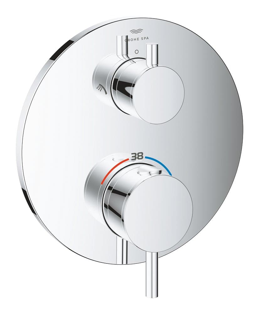Mitigeur thermostatique douche de tête / douchette GROHE Atrio Chrome