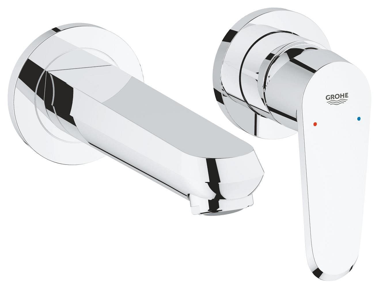 Mitigeur monocommande 2 trous lavabo GROHE Eurodisc Cosmopolitan Chrome