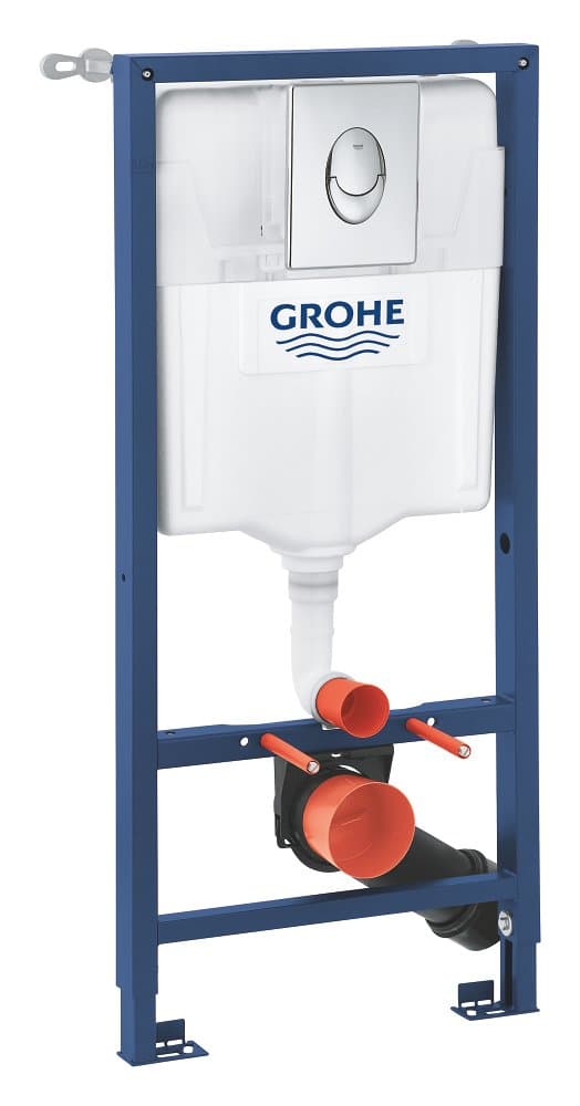 En 1 pour WC, hauteur d'installation 1,13M GROHE Solido Pack Chrome