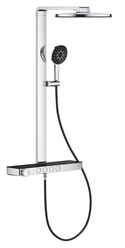 Colonne de douche avec mitigeur thermostatique GROHE Rainshower Aqua Pure Chrome
