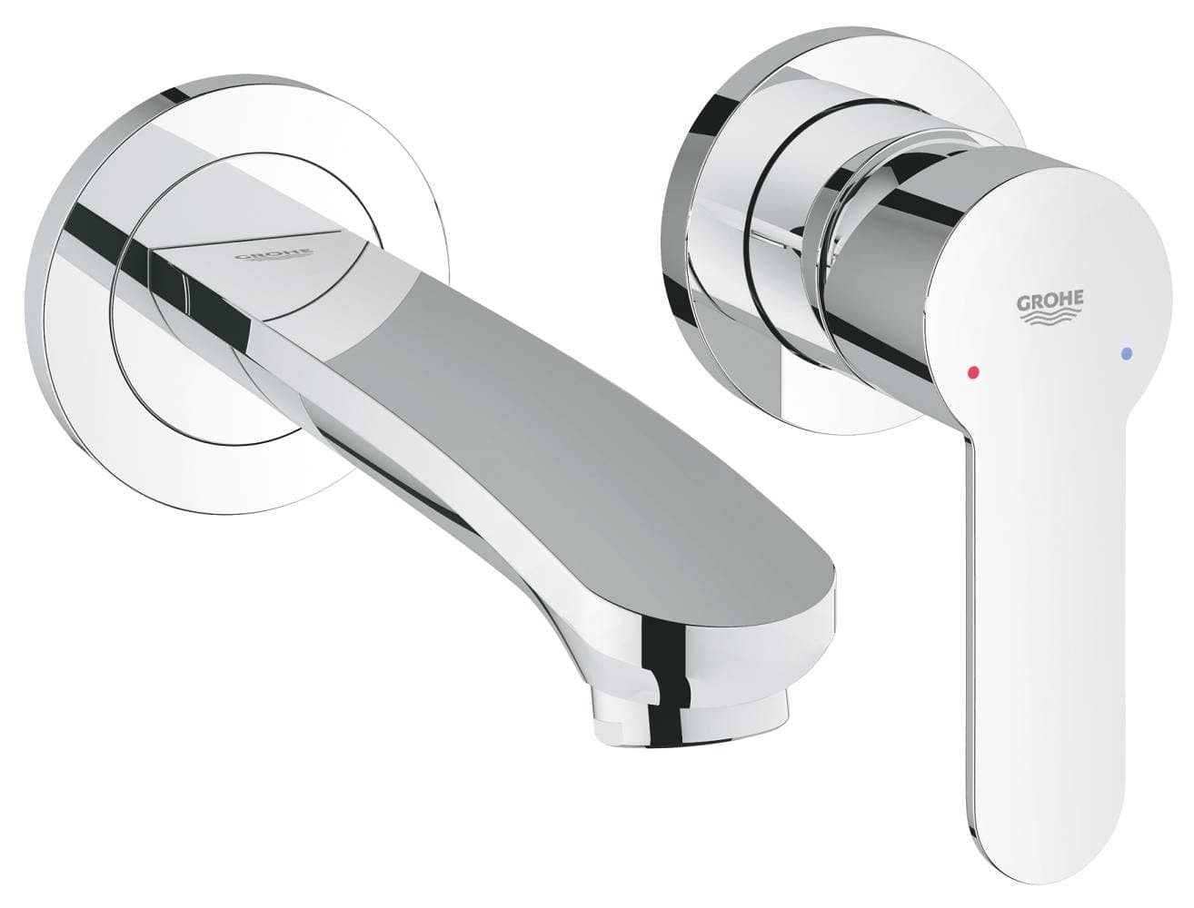 Mitigeur monocommande 2 trous lavabo GROHE Eurostyle Cosmopolitan Chrome