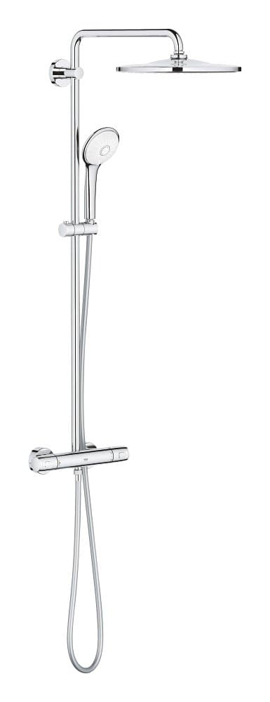Colonne de douche avec mitigeur thermostatique GROHE Euphoria System Chrome