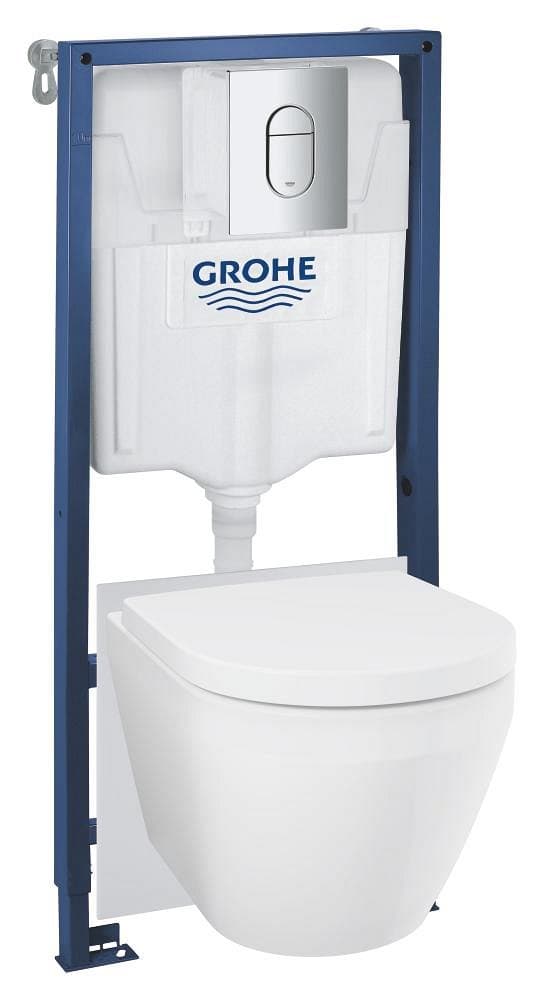 Bâti support 5-en-1 pour WC GROHE Solido Chrome