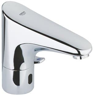 Mitigeur lavabo infrarouge avec limiteur de température ajustable GROHE Europlus E Chrome