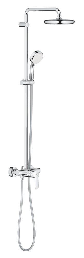 Colonne de douche avec mitigeur monocommande GROHE Tempesta Cosmopolitan System Chrome