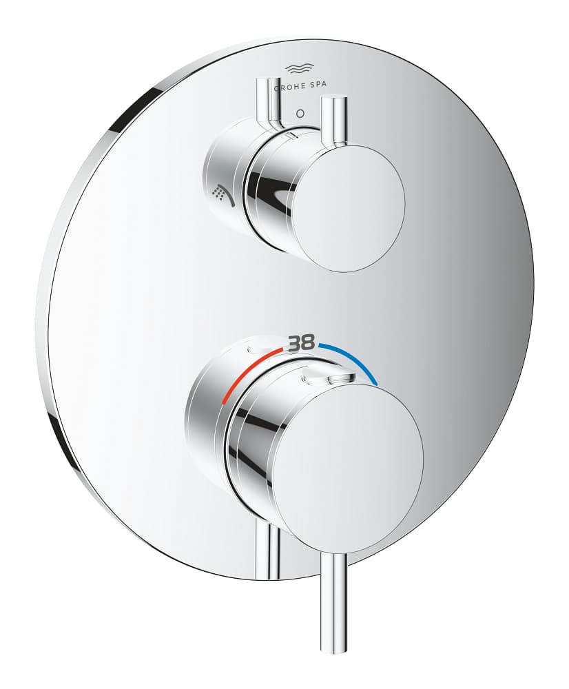 Mitigeur thermostatique douche de tête / douchette GROHE Atrio Chrome — image 4