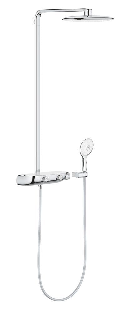 Colonne de douche avec mitigeur thermostatique GROHE Rainshower System Smartcontrol Mono Chrome — image 2