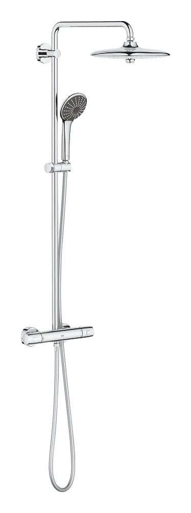 Colonne de douche avec mitigeur thermostatique GROHE Vitalio Joy Clova Chrome — image 4