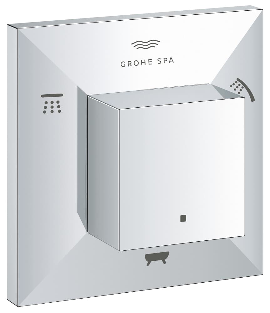 Voies (2 entrées, ) GROHE Allure Brilliant Inverseur Chrome — image 2