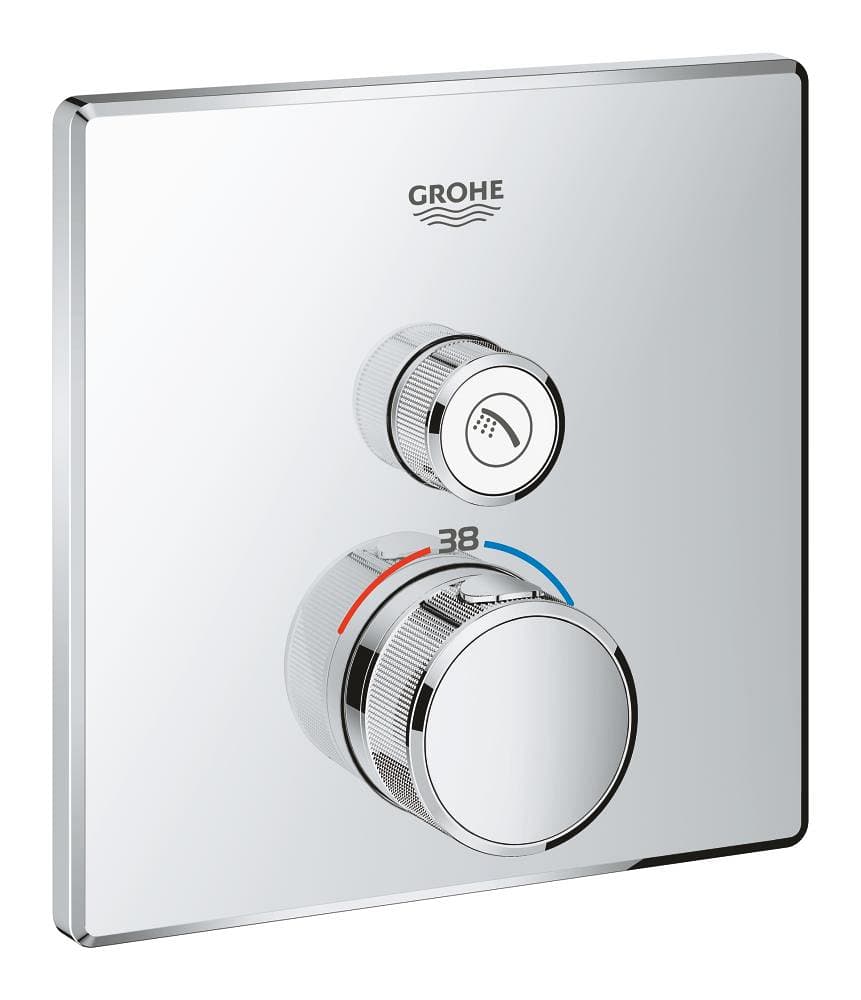 Thermostatique pour installation encastrée GROHE Grohtherm Smartcontrol Chrome — image 2