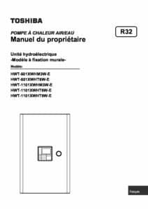 Pompe à chaleur Toshiba Estia Murale