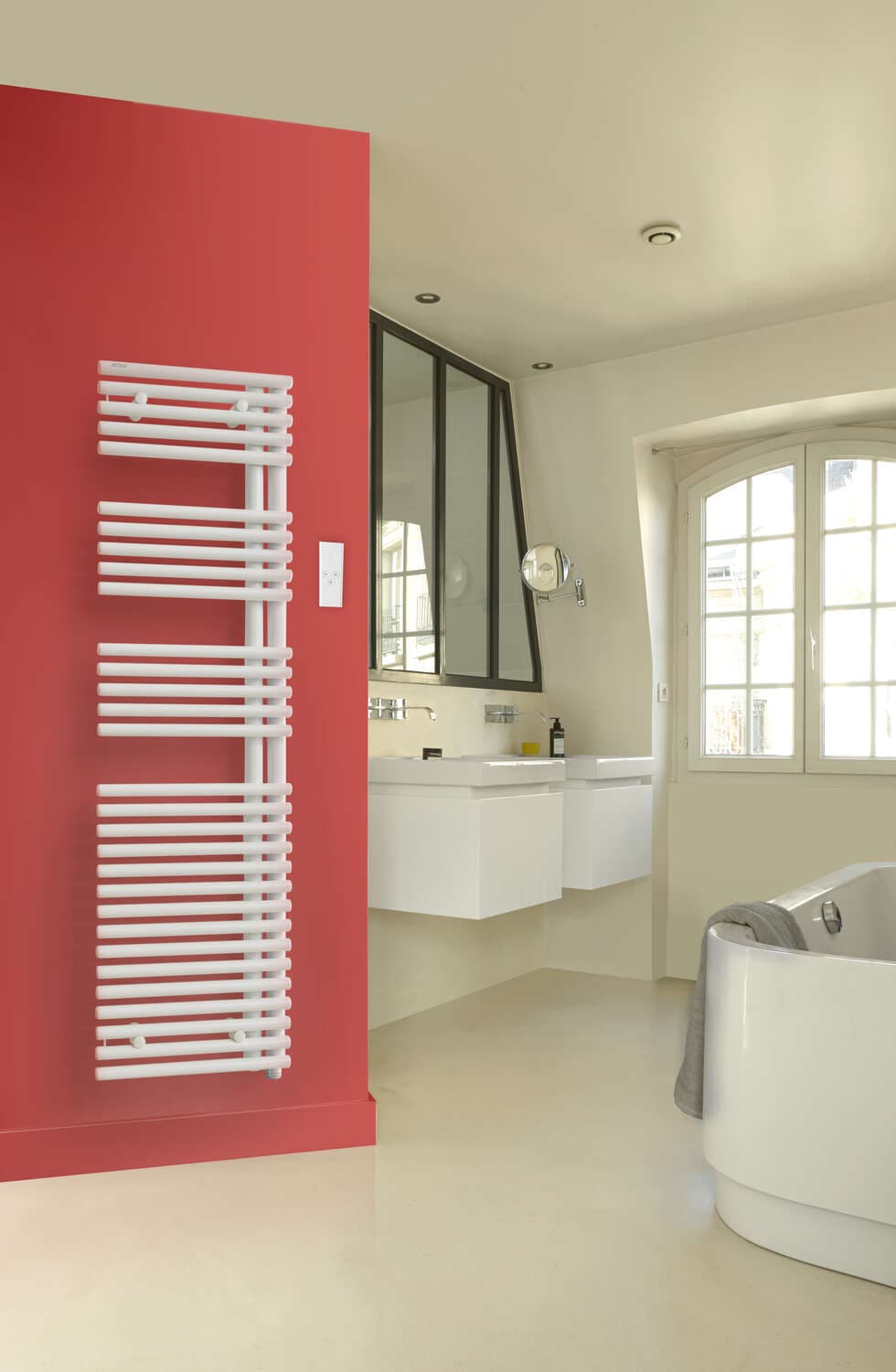 Radiateur Acova Cala Asymétrique à droite (commande à distance)