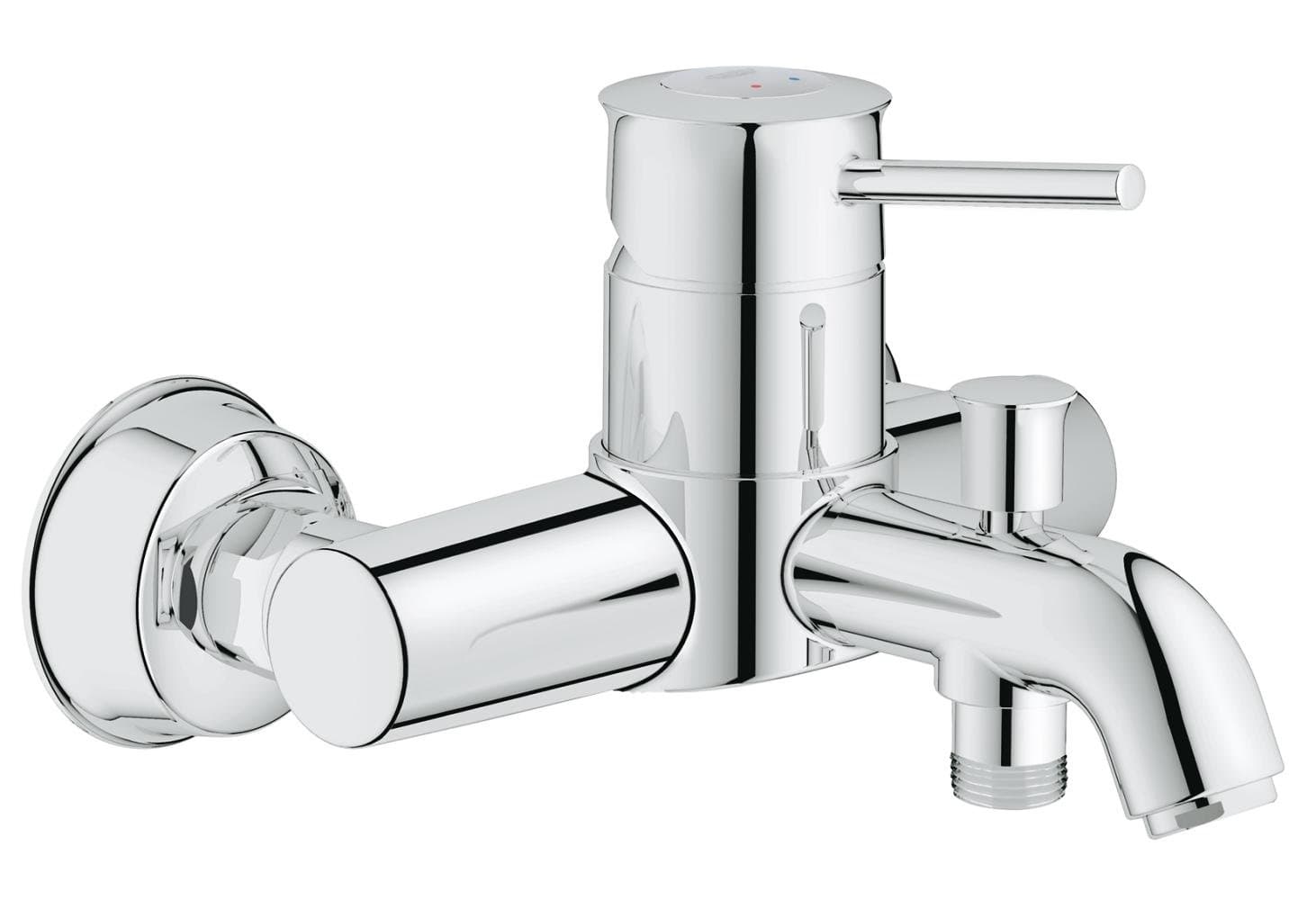 Mitigeur monocommande bain/douche GROHE Bauclassic Chrome — image 2