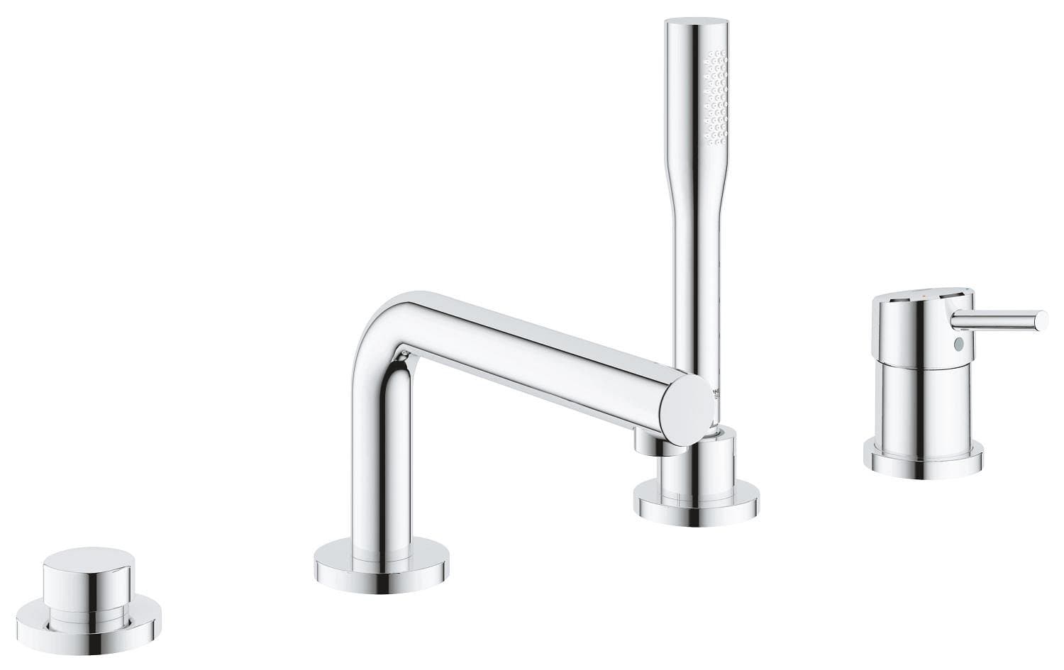 Monocommande 4 trous montage avec ou sans châssis GROHE Concetto Facade Pour Combine Chrome