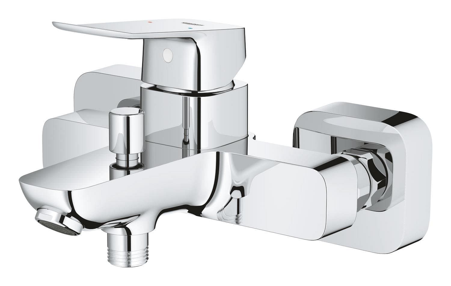 Single-Lever Bath/Shower Mixer with Diverter – Wall-Mounted GROHE Dice Chrome — image 3