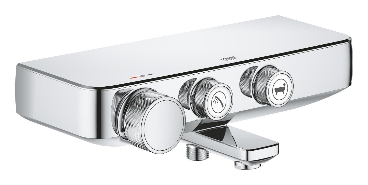 Mitigeur thermostatique bain/douche GROHE Grohtherm Smartcontrol Chrome