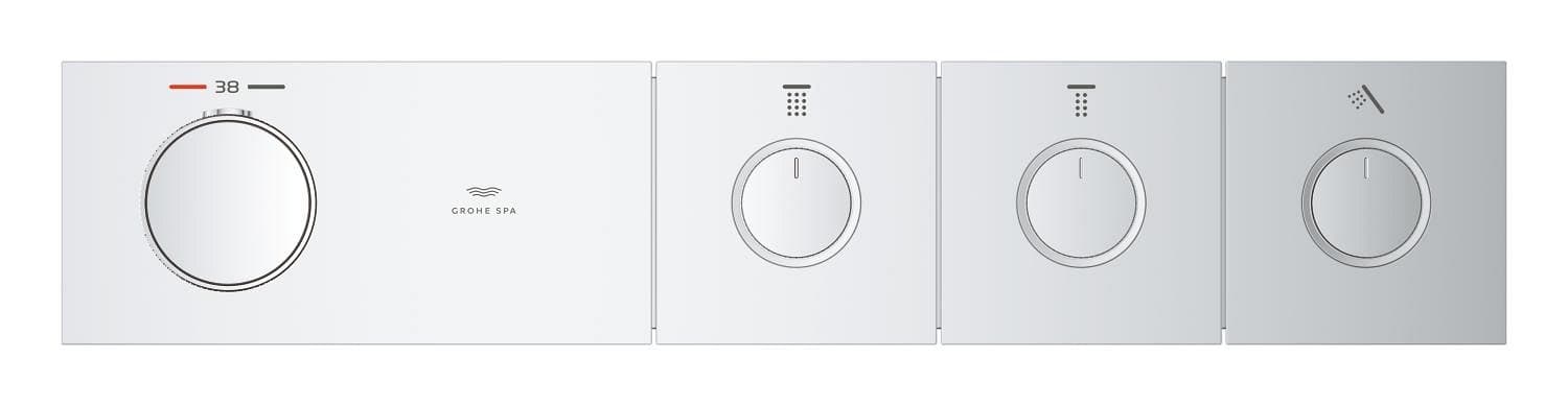 Thermostatique sorties GROHE Grohtherm Aqua Tiles Chrome — image 3