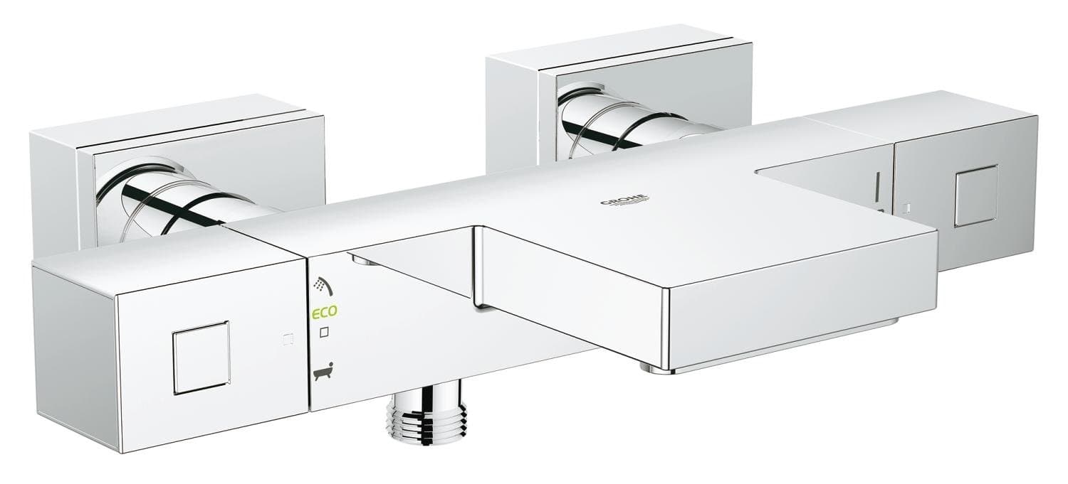 Mitigeur thermostatique bain/douche GROHE Grohtherm Cube Chrome