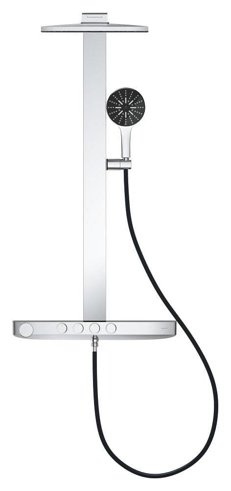 Colonne de douche avec mitigeur thermostatique GROHE Rainshower Aqua Pure Chrome — image 3