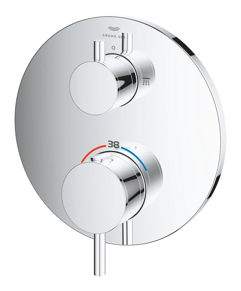 Mitigeur thermostatique douche de tête / douchette GROHE Atrio Chrome — image 3