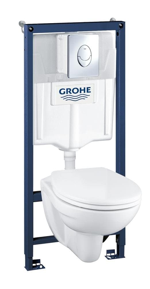 Bati WC Solido Compact GROHE Perfect Pack Chrome