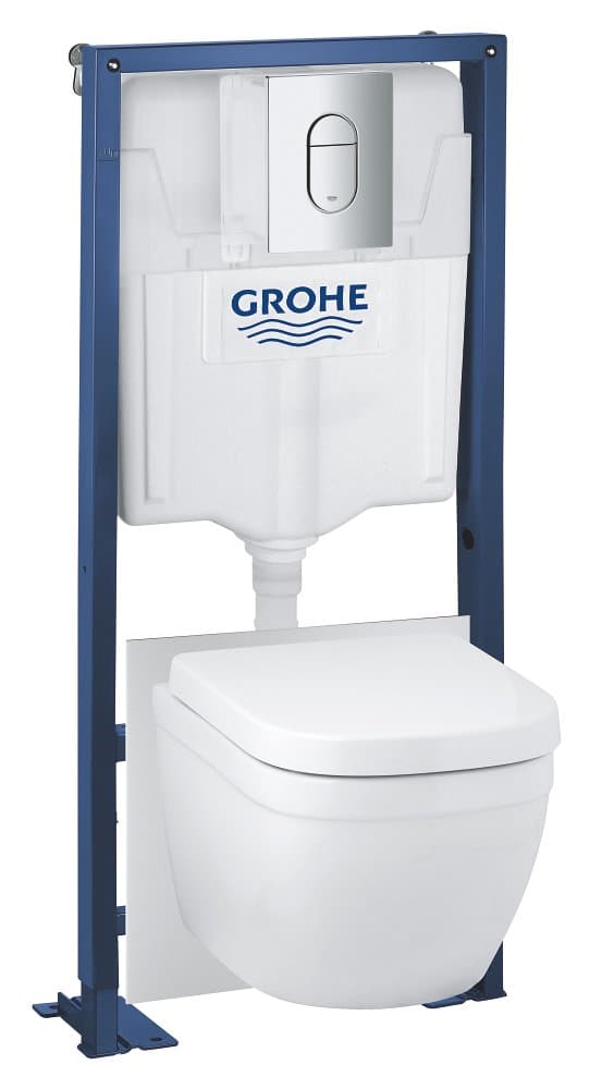 Bâti support 5-en-1 pour WC GROHE Solido Chrome