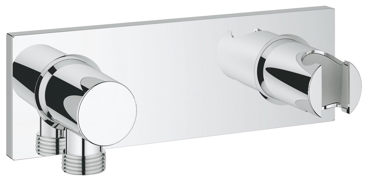 Encastré et support de douche GROHE Grohtherm F Facade Incluant Coude Chrome