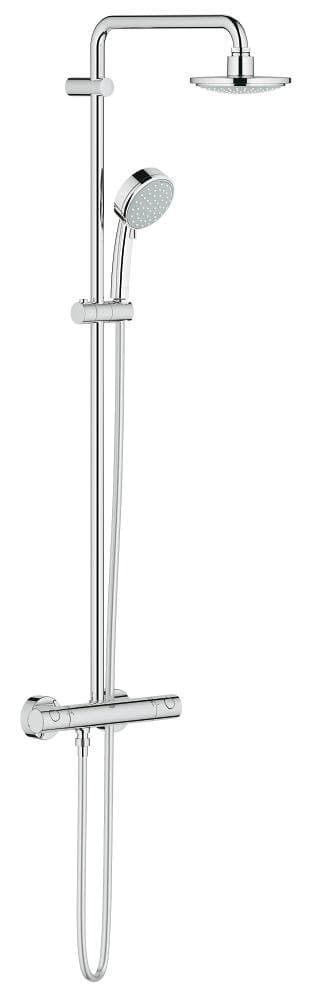 Colonne de douche avec mitigeur thermostatique GROHE Tempesta Cosmopolitan Chrome