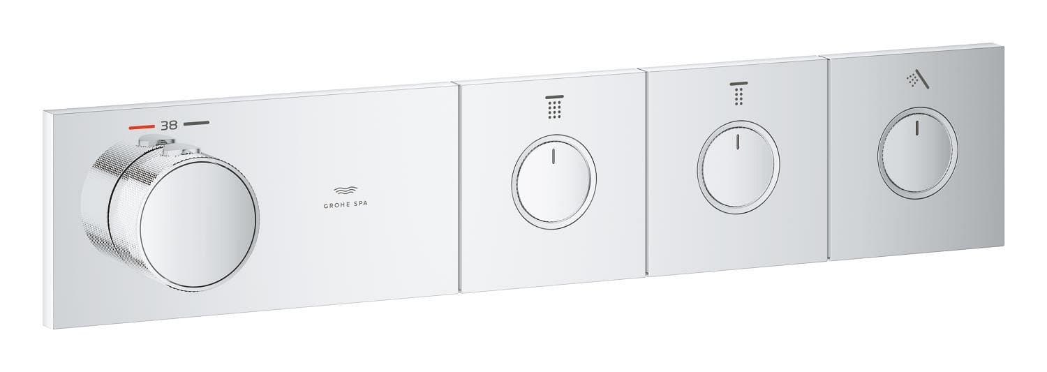 Thermostatique sorties GROHE Grohtherm Aqua Tiles Chrome