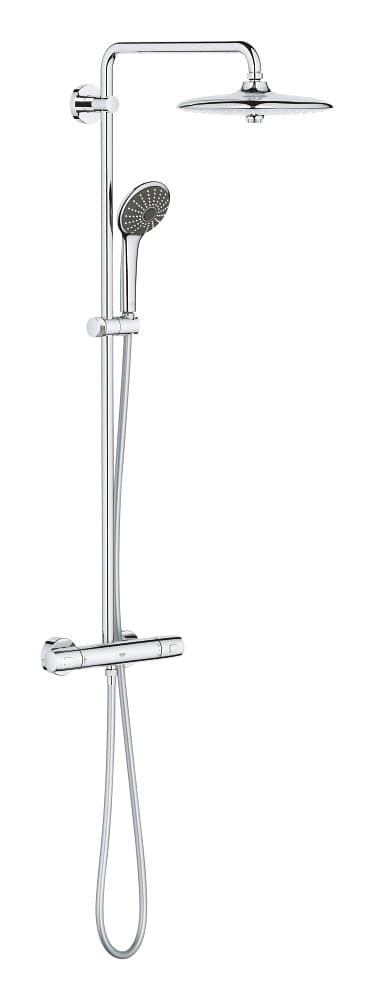 Colonne de douche avec mitigeur thermostatique GROHE Vitalio Joy Clova Chrome