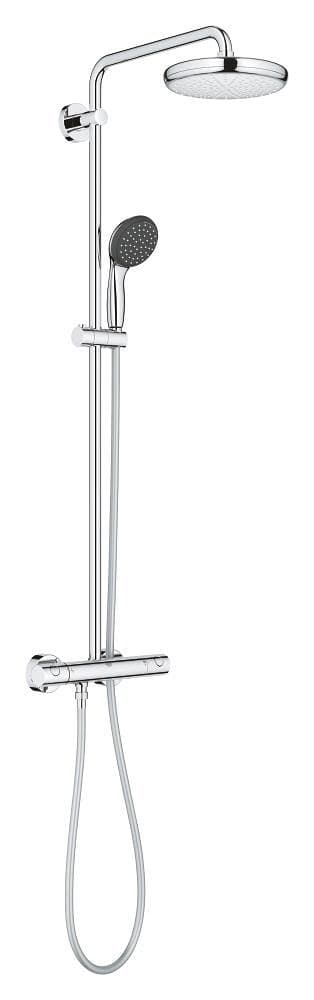 Colonne de douche avec mitigeur thermostatique GROHE Vitalio Start System Chrome — image 2