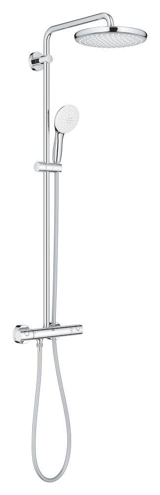 Colonne de douche avec mitigeur thermostatique GROHE Tempesta System Chrome — image 2