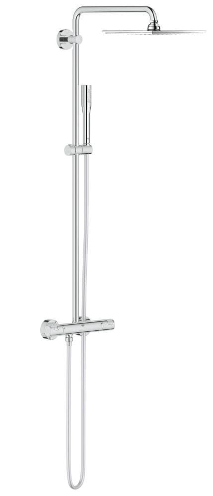 Colonne de douche avec mitigeur thermostatique GROHE Vitalio Joy System Chrome