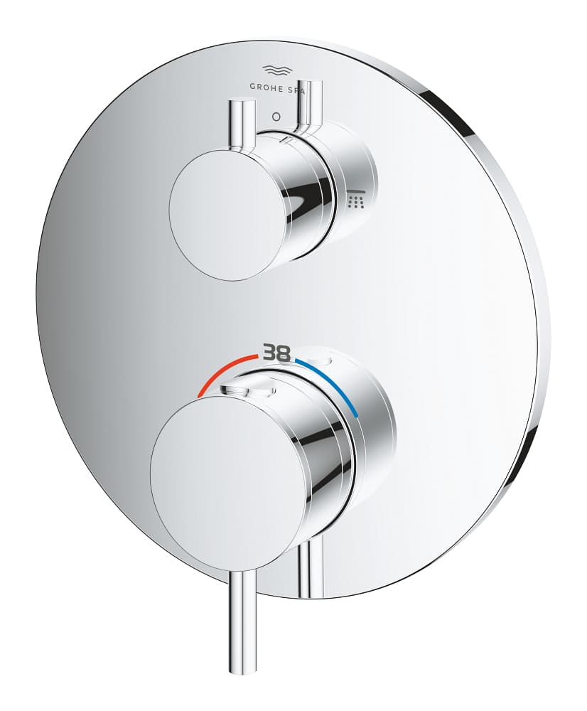 Mitigeur thermostatique douche de tête / douchette GROHE Atrio Chrome — image 6