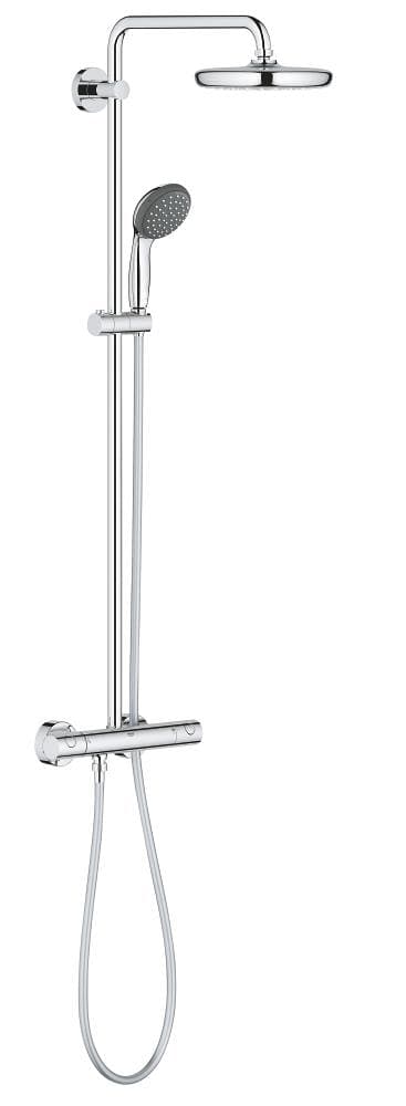 Colonne de douche avec mitigeur thermostatique GROHE Vitalio Start System Chrome — image 3