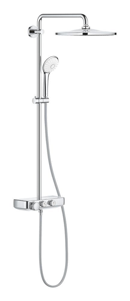 Mono – wall-mounted theromstatic shower system GROHE Euphoria Smartcontrol Chrome — image 2