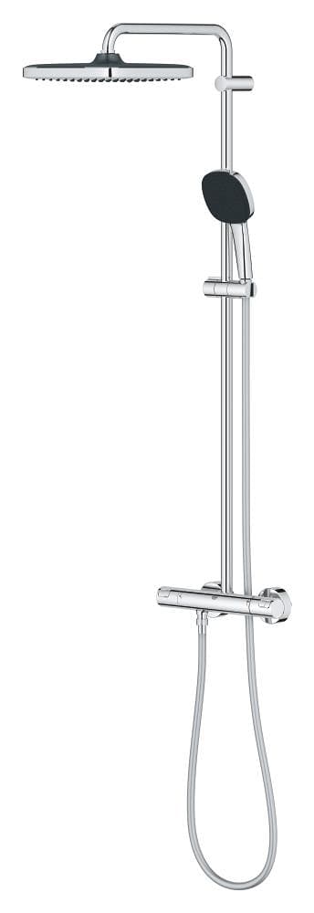 Colonne de douche avec mitigeur thermostatique GROHE Vitalio Comfort Chrome — image 7