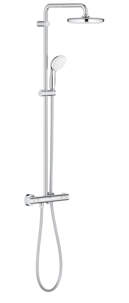 Colonne de douche avec mitigeur thermostatique GROHE Bau System Chrome — image 2