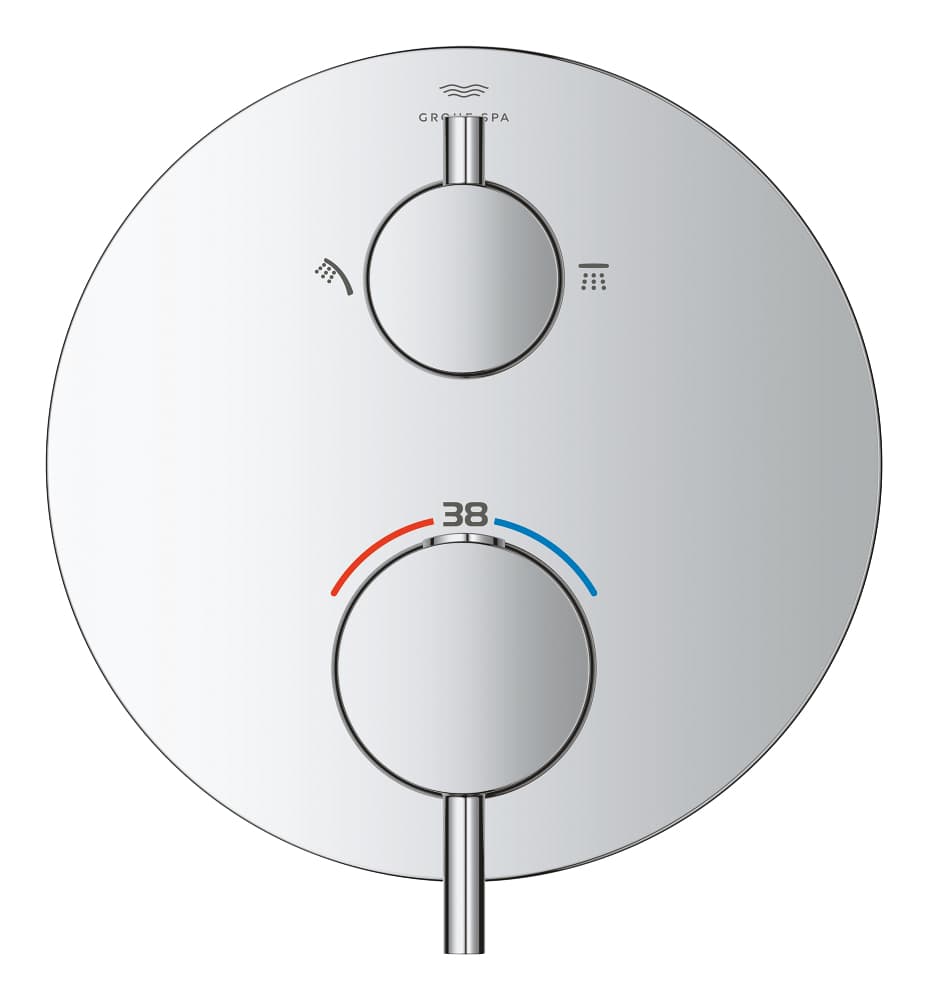 Mitigeur thermostatique douche de tête / douchette GROHE Atrio Chrome — image 5