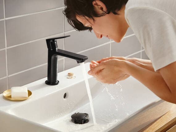 Rebris E Mitigeur de bidet avec tirette et vidage Hansgrohe — image 3