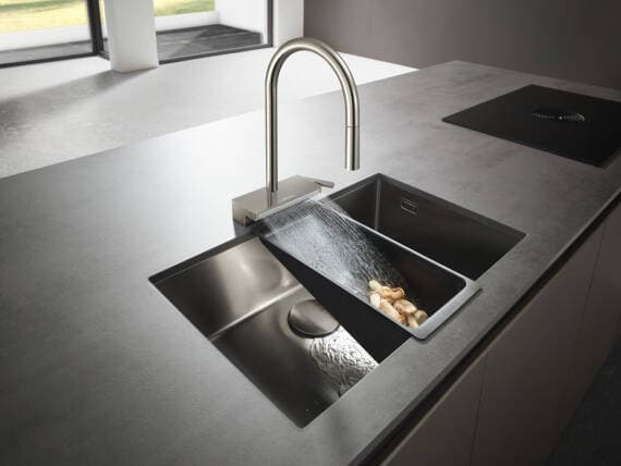 Aquno Select M81 Mitigeur de cuisine 170 avec douchette extractible, 3 jets Hansgrohe — image 2