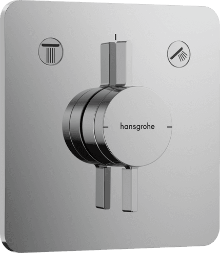 DuoTurn Q Set de finition pour mitigeur mécanique encastré avec 2 fonctions Hansgrohe