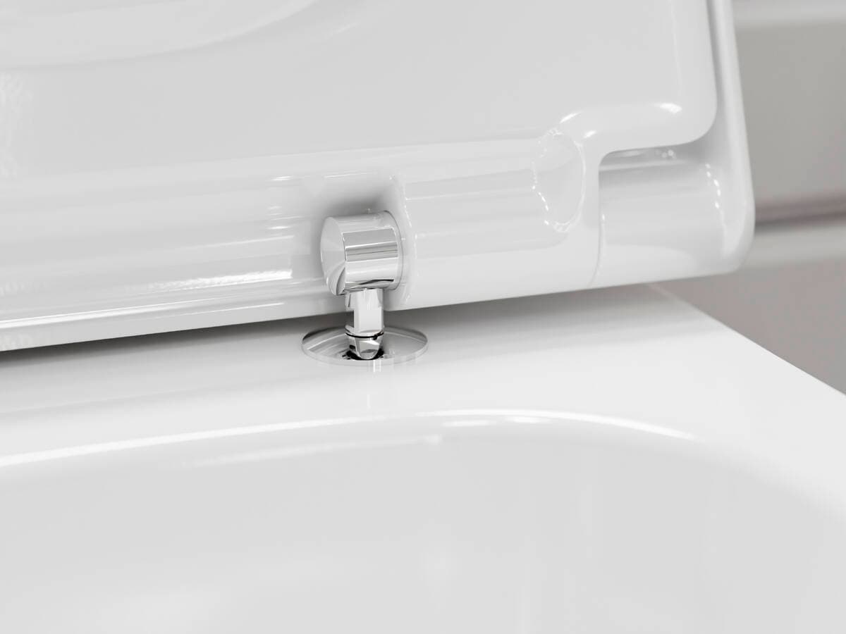 GladeLake S Pack WC à poser 640 avec système de chasse AquaChannel, avec abattant Hansgrohe