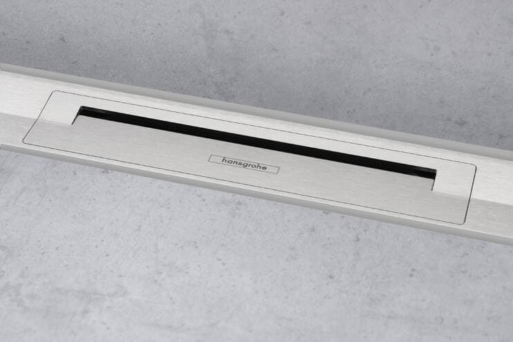 RainDrain Flex Caniveau de douche linéaire 1000 découpable pour installation contre le mur Hansgrohe — image 2