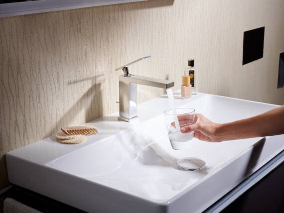 Tecturis E Mitigeur de bidet 100 avec tirette et vidage Hansgrohe — image 3