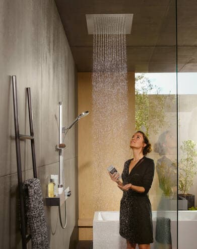 Raindance E Douche de tête 400 1jet avec raccord plafond integré Hansgrohe — image 2