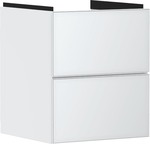 Xevolos E Meuble bas pour lave-mains 480/475, 2 tiroirs, caisson Blanc mat Hansgrohe